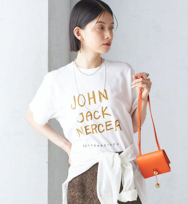 SHIPS for women「J.J.MERCER:〈洗濯機可能〉プリント TEE」|Tシャツ・カットソー|