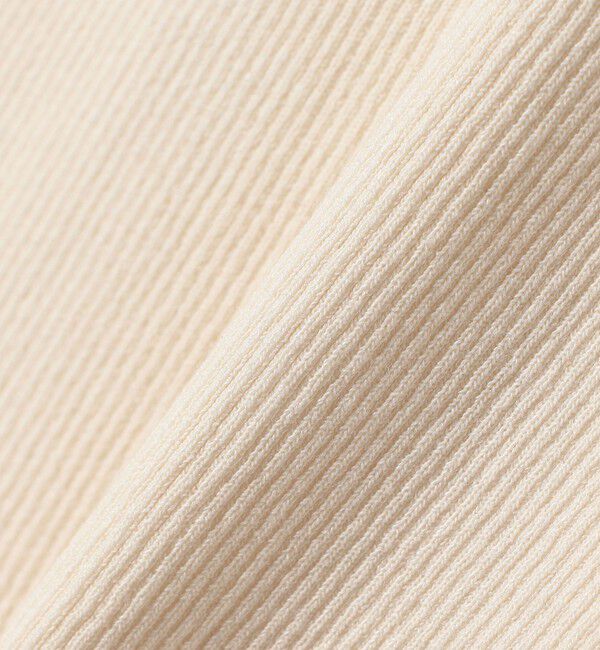 SHIPS for women「〈手洗い可能〉レーヨン ポリ リブ クルーネック プルオーバー」|ニット・セーター|