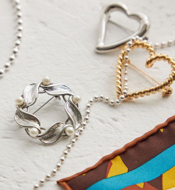 SHIPS for women「ニュアンス モチーフ ブローチ」|ブローチ・コサージュ|