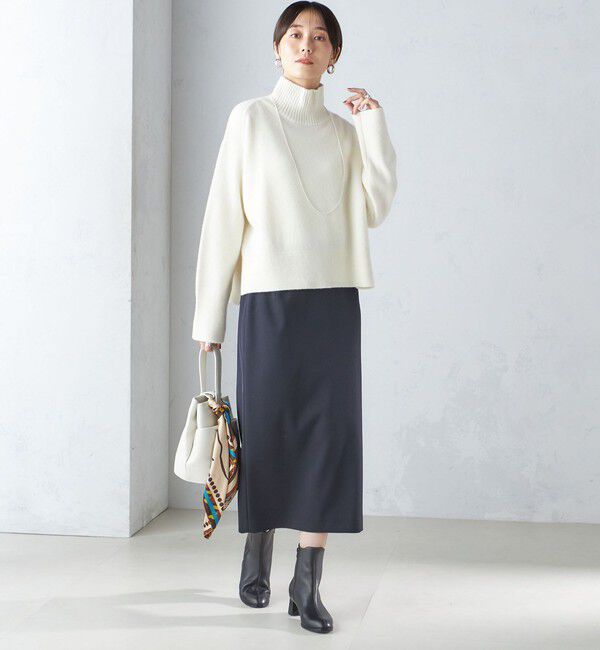 SHIPS for women「ストレッチ ツイル タイト スカート(セットアップ対応)」|スカート|