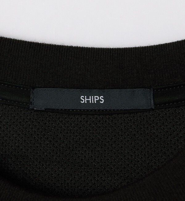 SHIPS「SHIPS:〈手洗い可能〉モール ダブルフェイス クルーネック プルオーバー」|プルオーバー|