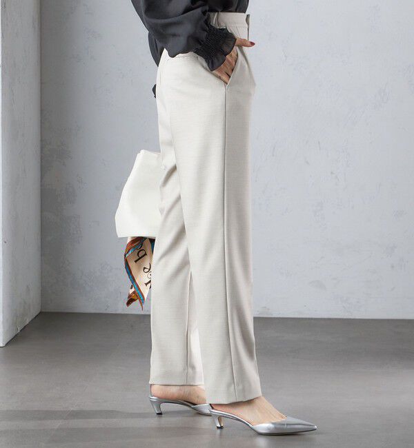 SHIPS for women「〈手洗い可能〉裏起毛 スリム テーパード パンツ」|その他|