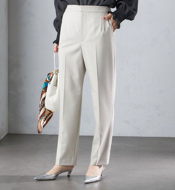 SHIPS for women「〈手洗い可能〉裏起毛 スリム テーパード パンツ」|その他|