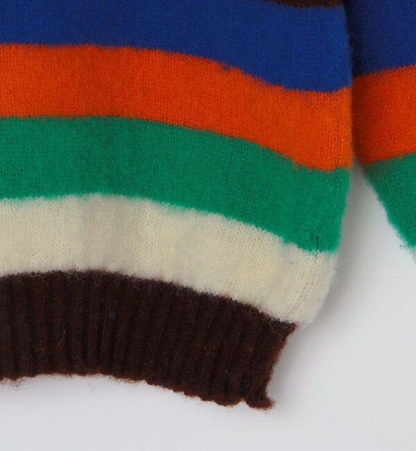SHIPS「Drake's: STRIPE BRUSHED SHETLAND」|ニット・セーター|
