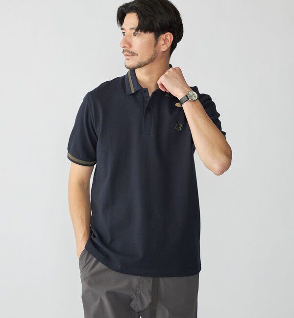 SHIPS「【SHIPS別注】FRED PERRY: イギリス製 M2 シングルライン ポロシャツ 25SS」|ポロシャツ|