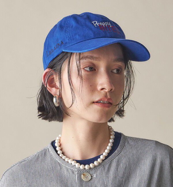 SHIPS for women「SHIPS NINE CASE:エンブロイダリー キャップ」|キャップ・キャスケット|
