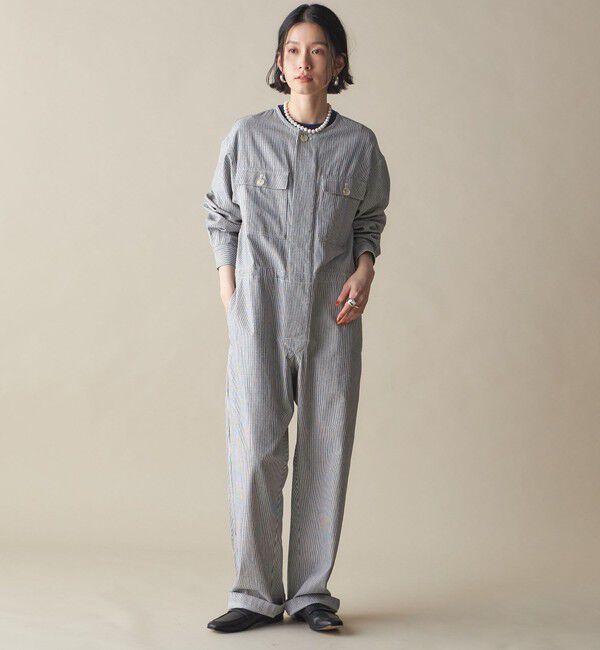 SHIPS for women「SHIPS NINE CASE:〈洗濯機可能〉ジャンプスーツ」|オールインワン|