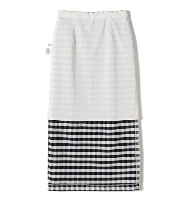 SHIPS for women「〈手洗い可能〉ギンガム チェック タイト スカート」|スカート|