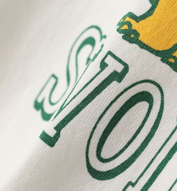 SHIPS any「【WEB限定/SHIPS any別注】THE KNiTS:〈洗濯機可能〉ラウンドヘム プリント ショート TEE」|Tシャツ・カットソー|