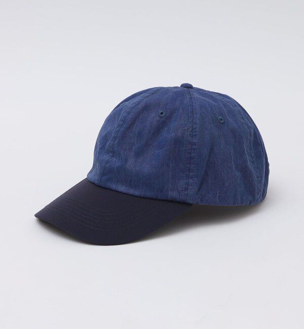 SHIPS「【SHIPS別注】SUBLIME: ストーン ウォッシュ フリー キャップ」|キャップ・キャスケット|ネイビー