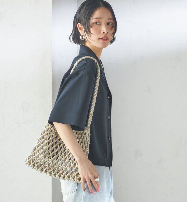 SHIPS for women「〈手洗い可能〉オープン カラー シャツ ジャケット」|シャツ・ブラウス|