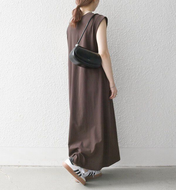 SHIPS any「SHIPS any:〈洗濯機可能〉USAコットン ヘンリーネック Aライン ワンピース」|ワンピース|