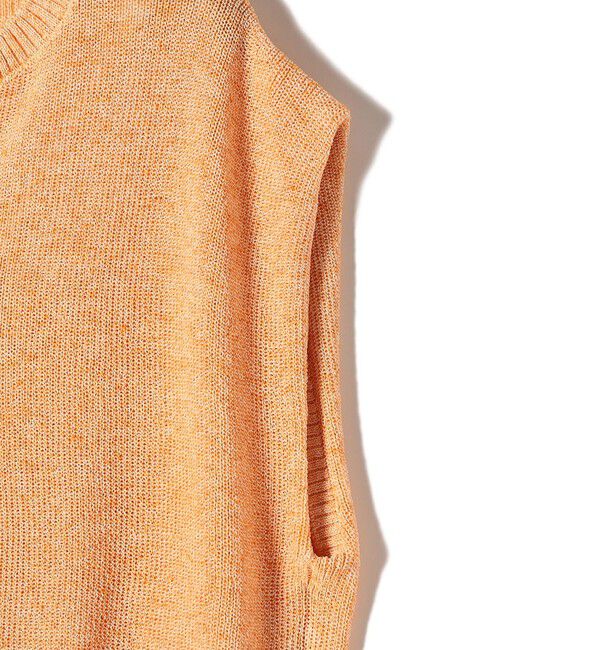 SHIPS for women「〈手洗い可能〉ポリエステル 麻 スキッパー プルオーバー」|プルオーバー|