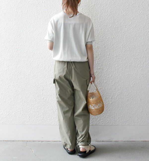 SHIPS any「《一部予約》SHIPS any:〈接触冷感/手洗い可能〉ビジュー ヘンリーネック ニット プルオーバー」|ニット・セーター|