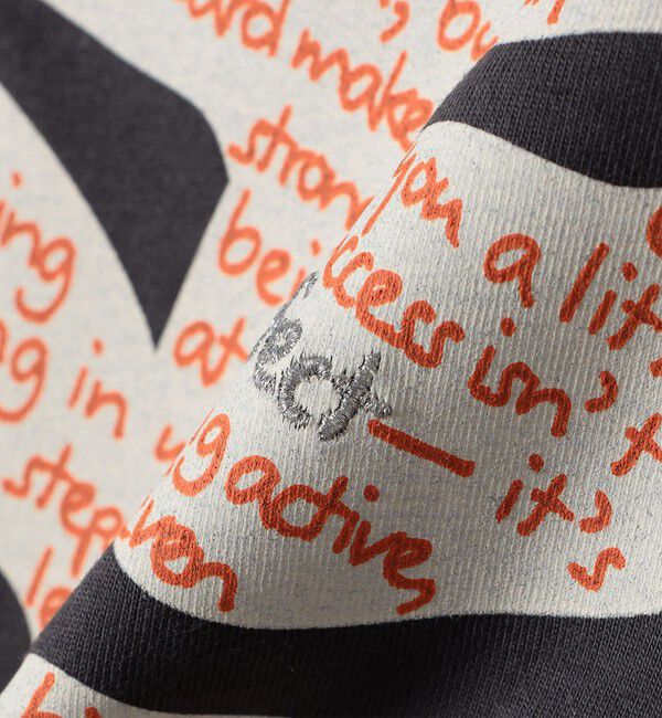 SHIPS for women「【WEB限定】モチーフ 刺繍 プリント TEE」|Tシャツ・カットソー|