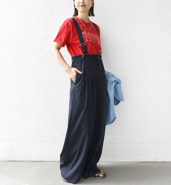 SHIPS for women「【WEB限定】モチーフ 刺繍 プリント TEE」|Tシャツ・カットソー|