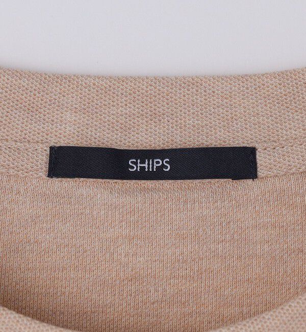 SHIPS「【WEB限定】SHIPS: メランジ カノコ クルーネック Tシャツ (半袖)」|Tシャツ・カットソー|