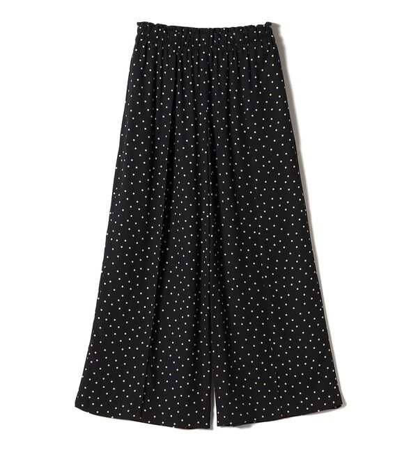 SHIPS for women「〈手洗い可能〉ドット / 無地 タック ギャザー ワイド パンツ」|その他|