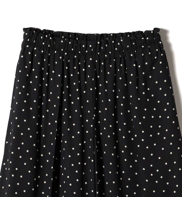 SHIPS for women「〈手洗い可能〉ドット / 無地 タック ギャザー ワイド パンツ」|その他|