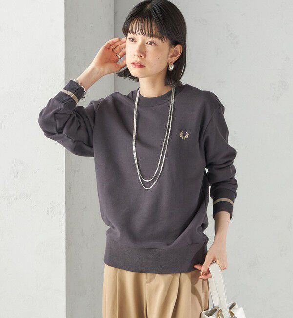 SHIPS for women「【SHIPS別注】FRED PERRY: SINGLE TIPPED SWEAT」|スウェット・ジャージ|
