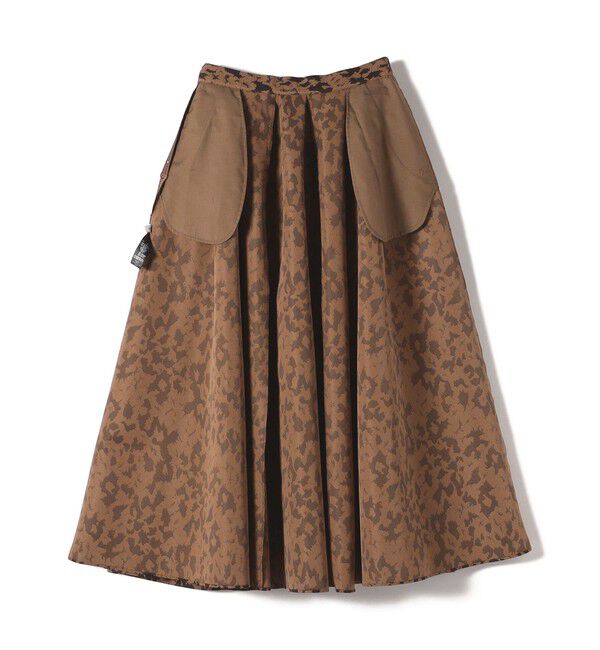 SHIPS for women「〈手洗い可能〉タフタ タック フレア スカート」|スカート|