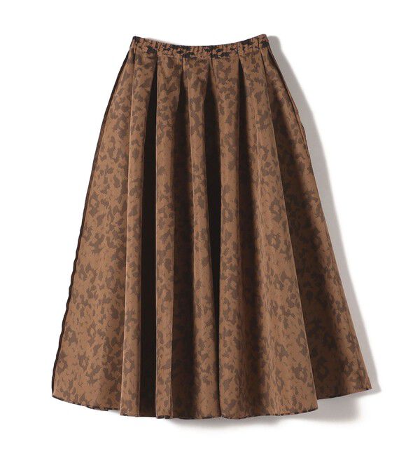 SHIPS for women「〈手洗い可能〉タフタ タック フレア スカート」|スカート|