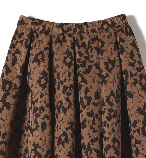 SHIPS for women「〈手洗い可能〉タフタ タック フレア スカート」|スカート|