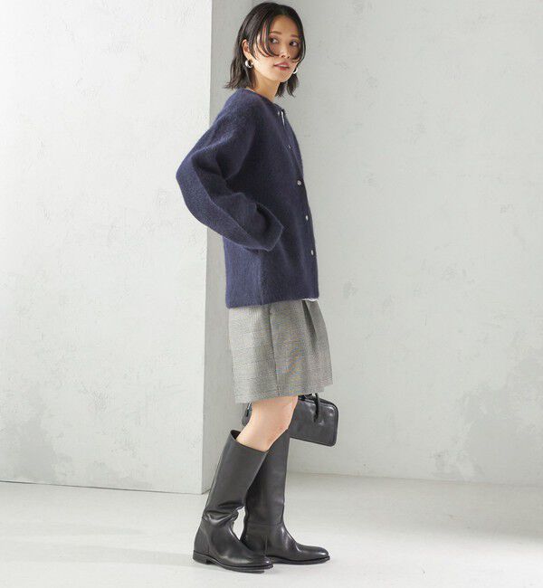 SHIPS for women「〈手洗い可能〉ウォッシャブル ウール チェック ハーフ パンツ」|その他|