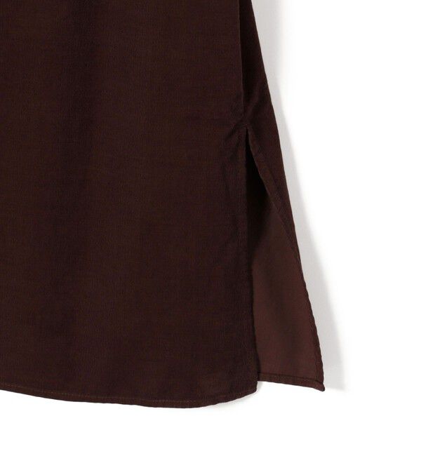 SHIPS for women「【WEB限定】〈洗濯機可能〉スキッパー コーデュロイ ワンピース」|ワンピース|