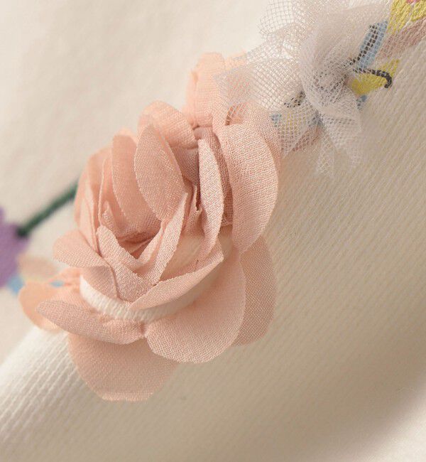 SHIPS KIDS「SHIPS KIDS:80～90cm /ミュージック フラワー スウェット」|スウェット・ジャージ|