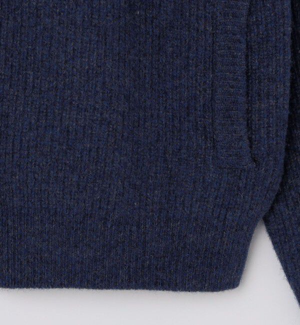 SHIPS「SHIPS: ウール ドライバーズ ジップ カーディガン」|カーディガン|