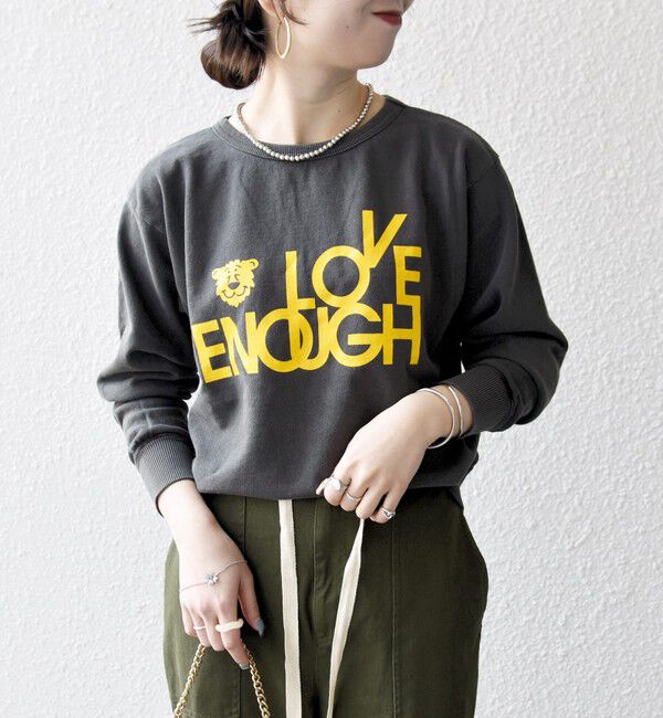 SHIPS any「Mixta:〈洗濯機可能〉ラグラン ロゴ クルーネック プルオーバー」|スウェット・ジャージ|