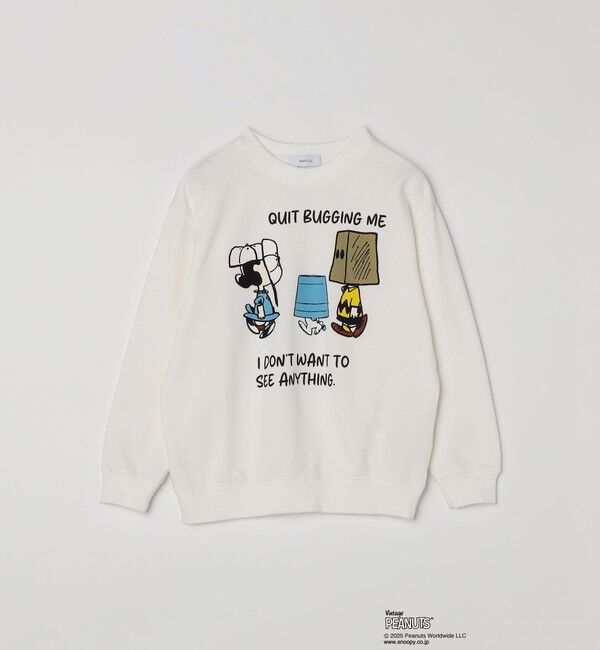 SHIPS any「SHIPS any: SNOOPY コラボ NOT THERE グラフィック プリント スウェット <KIDS>」|スウェット・ジャージ|