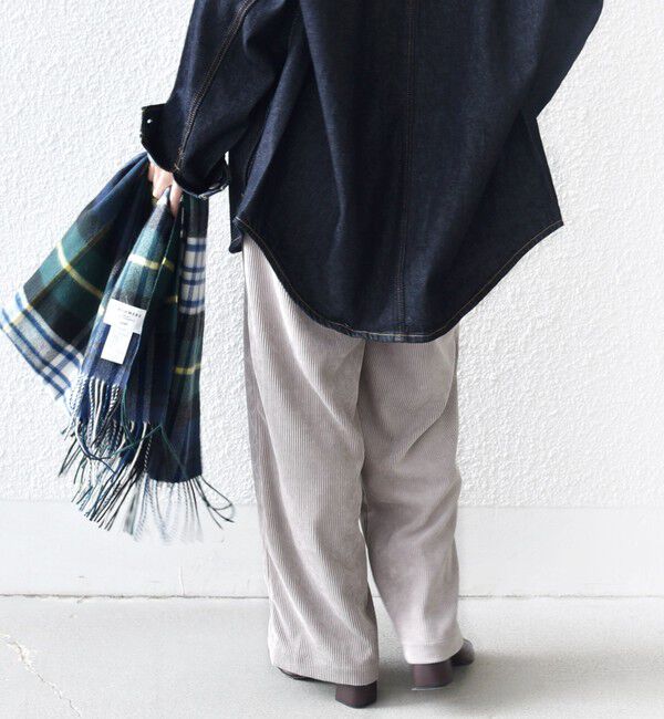 SHIPS for women「〈洗濯機可能〉TUMUGITO(R) コーデュロイ ドロスト パンツ 2」|その他|