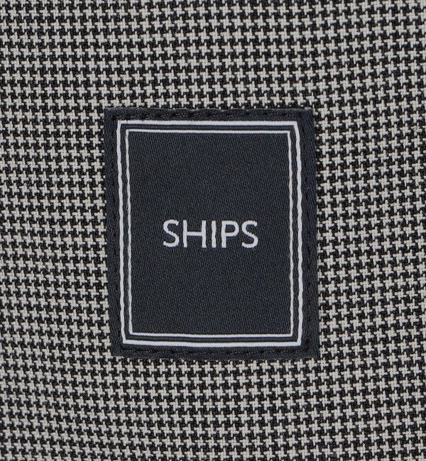 SHIPS「SHIPS:〈FUNCTION/洗濯機可能〉ウォッシャブル ハウンドトゥース ジャケット(セットアップ対応)」|テーラードジャケット|