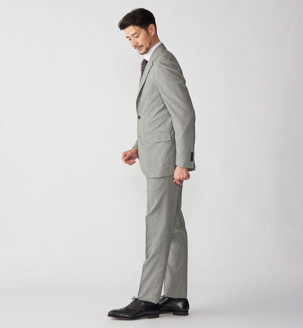 SHIPS「SHIPS:〈FUNCTION/洗濯機可能〉ウォッシャブル ハウンドトゥース ジャケット(セットアップ対応)」|テーラードジャケット|