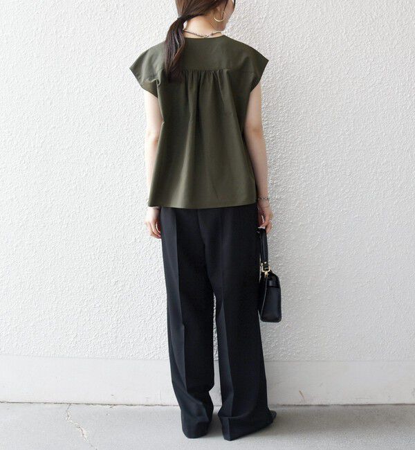 SHIPS any「《一部追加予約》SHIPS any:〈手洗い可能〉2タック ワイド パンツ」|スラックス|