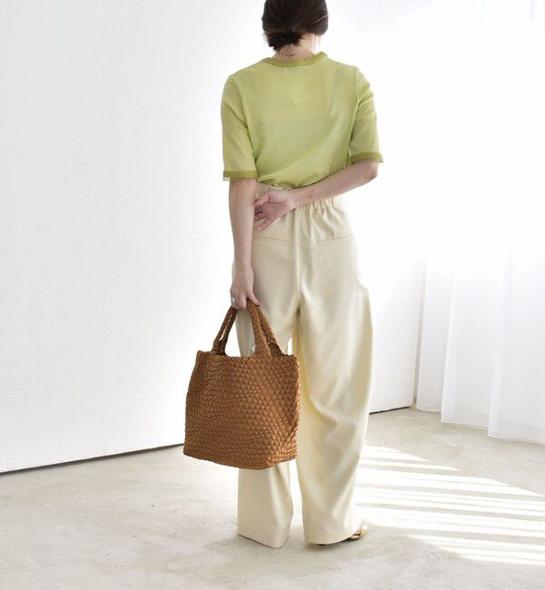 quaranciel「quaranciel:〈洗濯機可能〉ゴールドボタン ハイウエスト ワイド パンツ」|その他|