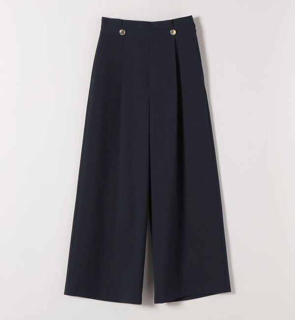 quaranciel「quaranciel:〈洗濯機可能〉ゴールドボタン ハイウエスト ワイド パンツ」|その他|