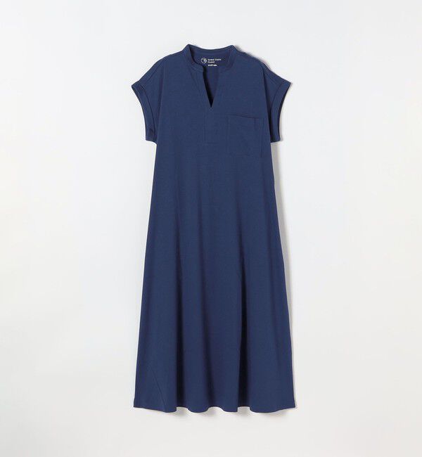 SHIPS any「《予約》SHIPS any:〈接触冷感/汗染み防止加工/洗濯機可能〉スキッパー Aライン ワンピース」|ワンピース|