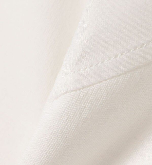 quaranciel「《予約》quaranciel:〈接触冷感/汗染み防止加工/洗濯機可能〉ドッキング Aライン カットソー」|Tシャツ・カットソー|