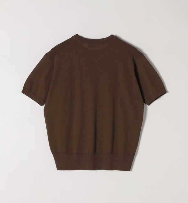 quaranciel「《予約》quaranciel:〈接触冷感/手洗い可能〉コンパクト シアー ニット TEE」|ニット・セーター|