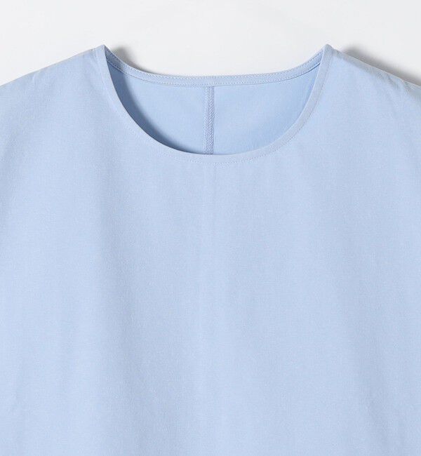 SHIPS any「《予約》SHIPS any:〈多機能/洗濯機可能〉マルチファンクション ギャザー スリーブ TEE」|Tシャツ・カットソー|