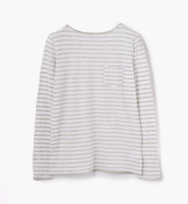 GALERIE VIE「コットン ボートネックプルオーバー」|Tシャツ・カットソー|12 ホワイト系