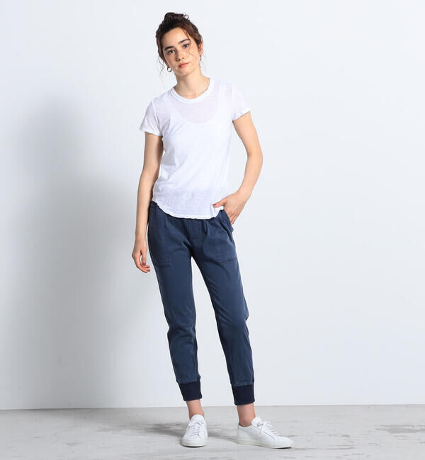 JAMES PERSE「スラブジャージー クルーネック Ｔシャツ WUA3037」|Tシャツ・カットソー|