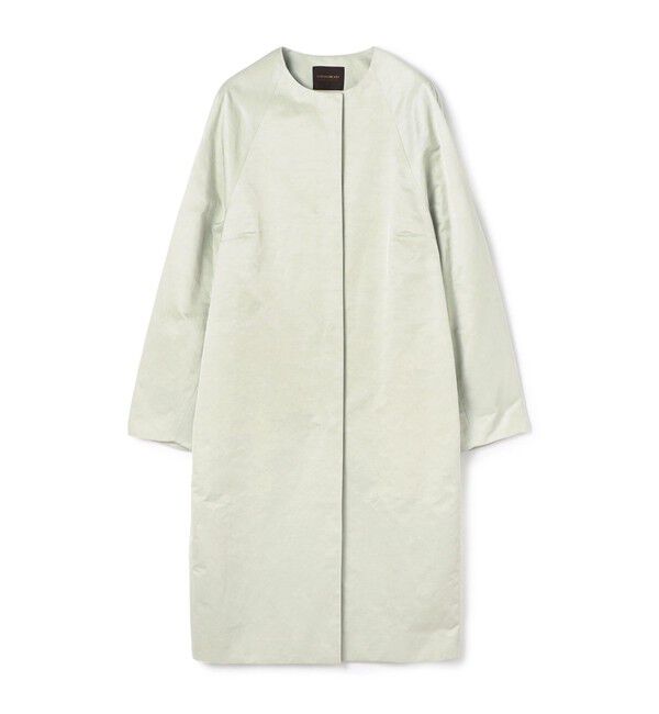 TOMORROWLAND collection「スパークツイル コクーンコート」|ノーカラーコート|13 ライトグレー