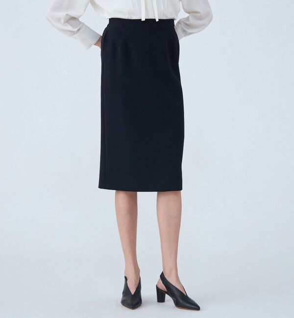 Ballsey「ドライダブルクロス Iラインスカート」|タイト|