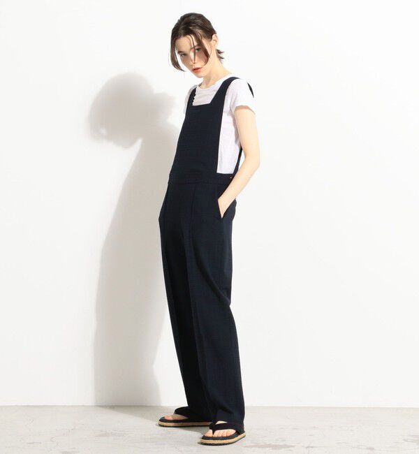 BACCA「シアサッカー カバードサロペット」|ワンピース|