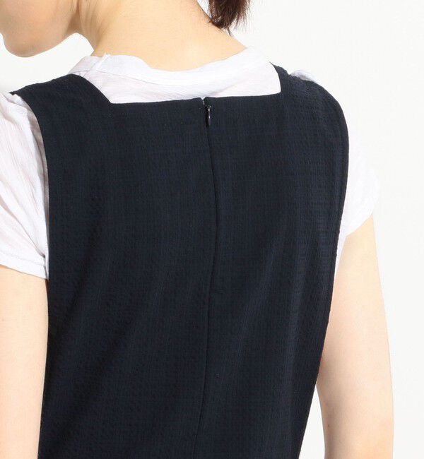 BACCA「シアサッカー カバードサロペット」|ワンピース|