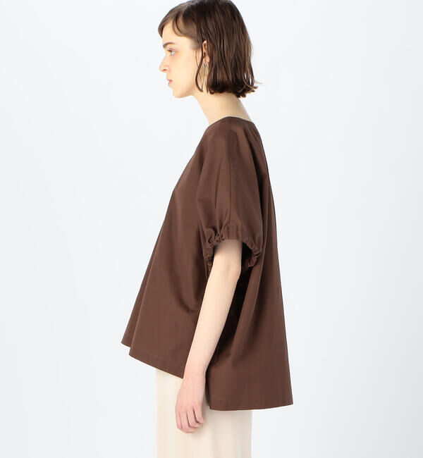 TOMORROWLAND collection「コットントロピカル リボンカフスVネックブラウス」|シャツ・ブラウス|